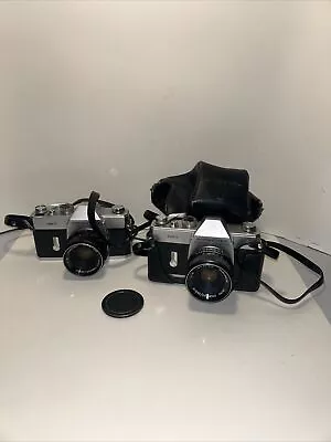 Lot Of 2  Mamiya Sekor  1000TL Camera With 50mm Lens  For Parts / Repair Vintage • $50