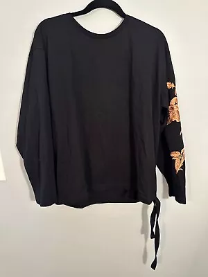 Dries Van Noten Hargan Jersey Top Sweatshirt Size L New • $199