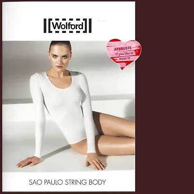 Wolford Sao Paulo String Body S Java Puristischer Long Sleeve String • $186.66