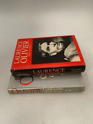 Laurence Olivier's Biography & Autobiography Set Of 2 Hardcover Books #GL • £3.42