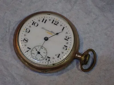 Vintage Hampden Champion H 7 J Manual Wind Pocket Watch Good Balance 20yr GF 16S • $75