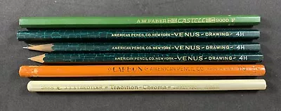 Vintage Pencil Lot - A.W. Faber - American Pencil - J.S. Staedtler • $35