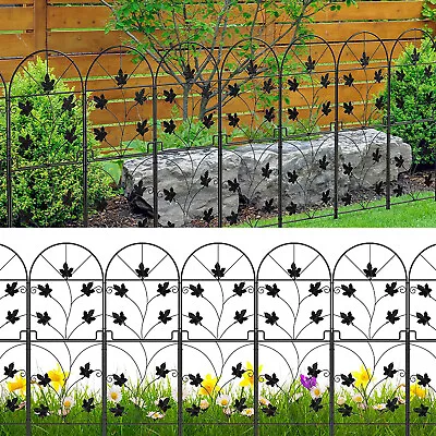 10pack Decorative Garden Fence Border Metal Wire Fence Animal Barrier 38in×10Ft • $46.99