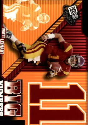 2006 Press Pass Big Numbers Arizona Cardinals Football Card #BN25 Matt Leinart • $1.49