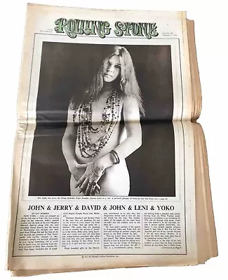 Feb 17 1972 Rolling Stone VINTAGE Newspaper Issue No. 102  (NO ADDRESS LABEL!) • $24.70