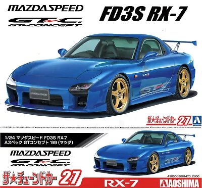 AOSHIMA 06147. Mazda RX-7 FD3S GT-C. GT Concept. 1/24 Scale Kit • £29.99