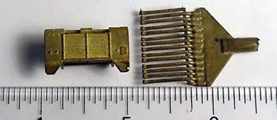  2  BRASS Loco Part LOT B3N Unknown Brand.  SOLD AS PICTURED. HO 1:87 • $6