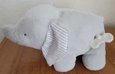 Carter's Child Of Mine Baby Gray Elephant Musical Plush Wind Up Stuffed Animal • $23.50