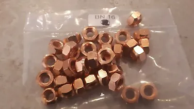 £3.05 • Buy M8 8mm  M10 10mm  Copper Flashed Exhaust Manifold Nuts - High Temperature