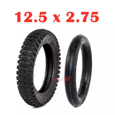 12.5x2.75 12.5 X 2.75 Tyre + Tube For Petrol Pocket Mini Dirt Pit Trail Bike ATV • $105.89