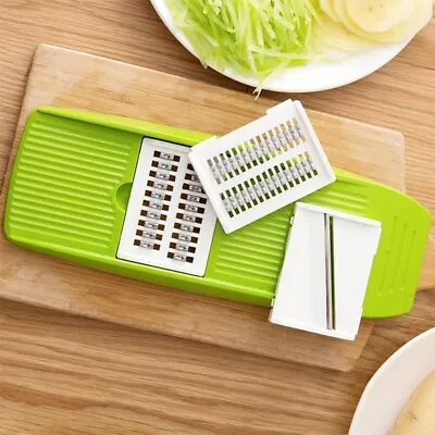 Mandoline Slicer Stainless Steel Vegetable Slicer With 3 Blades Julienne Slicer  • $13.30