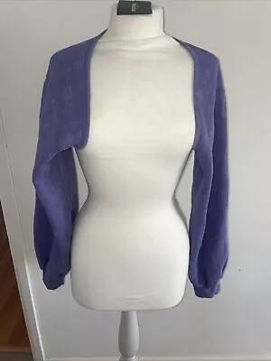 BNWT Super Cropped PLT Purple Acid Wash  Cardigan - Size 14 • £4.99