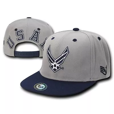 United States USAF Air Force Wings Vintage Flat Bill Official Baseball Cap Hat • $22.95