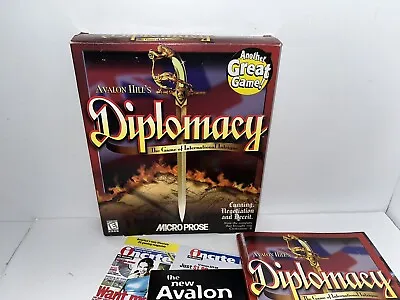 Diplomacy: The Game Of International Intrigue Vintage PC Strategy Sealed Game • $40