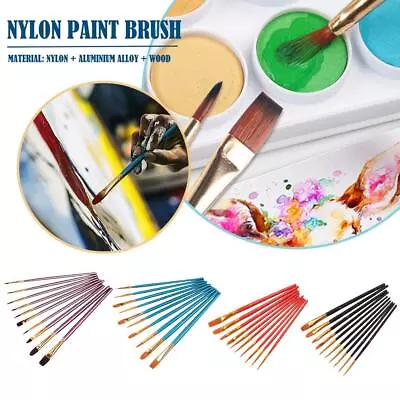 Model Miniature Paint Brushes Small Detail Art Brush 10 Set With Pc • $3.66