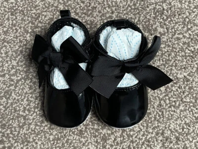 £0.99 • Buy Matalan Girls Shoes Black 6-9m