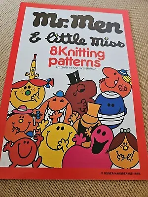 Intarsia Mr Men & Little Miss - 8 Knitting Patterns By Gary Kennedy • £5