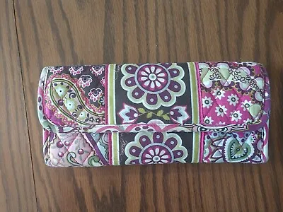 Vera Bradley Very Berry Paisley Pink Tri-Fold Wallet • $9