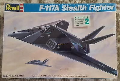 Revell F-117A Stealth Fighter 1:72 Model Kit Model Airplane Kit New Sealed • $10