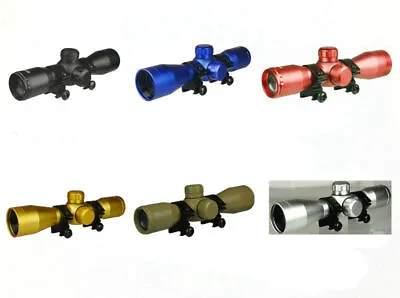 4x32 Anodized Color Mil-dot Reticle Scope With Picatinny/Weaver Ring • $44.99