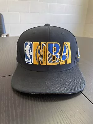 Golden State Warriors Mitchell & Ness Hat NBA Snapback Black • $16