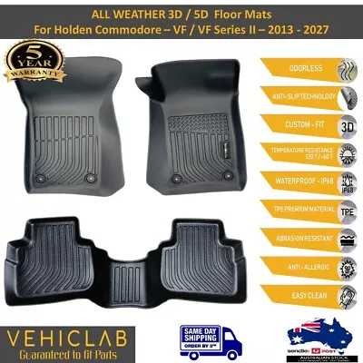 3D/5D All Weather Car Floor Mat Liner For Holden Commodore - VF /VF 2- 2013-2017 • $185