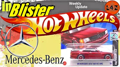 Hot Wheels MERCEDES BENZ - GERMAN CARS - MANY VARIATIONS IN BLISTER - C11 • $2.91