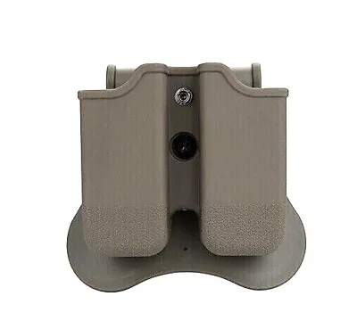 FDE Double Magazine Pouch/Case/Holder For Glock 17/19/22/23/26/27/34/35 (9mm/40) • $18