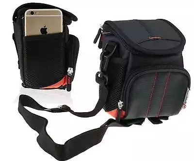 Navitech Black Shoulder Bag For PENTAX K-01 • $46.62