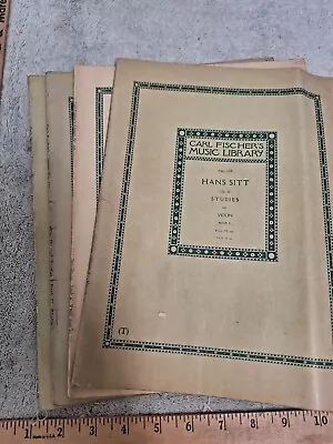 Lot Of 4 Violin Sheet Music Carl Fischer's Music Library 110 111 112 906 • $18