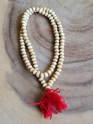 Buffalo Bone 108 8.5mm Buddhist Prayer Beads Tibetan Mala Necklace  • $14.95