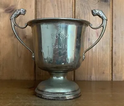 Bowls Vintage Silver Plate Trophy Trophy Trophies Loving Cup • $34.83