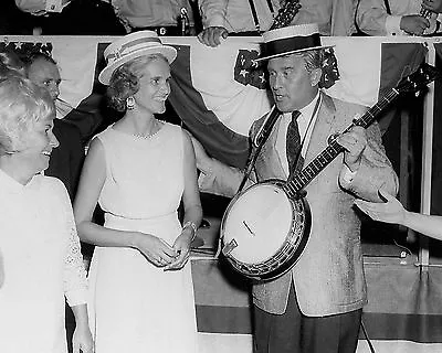 Wernher Von Braun Wearing Hat And Holding Banjo At Picnic - 8x10 Photo (da-425) • $8.87