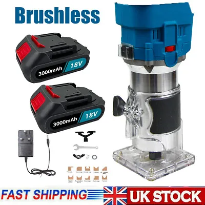 Cordless Palm Router Trimmer 1/4 Electric Hand Wood Laminator For Makita Battery • £68.40