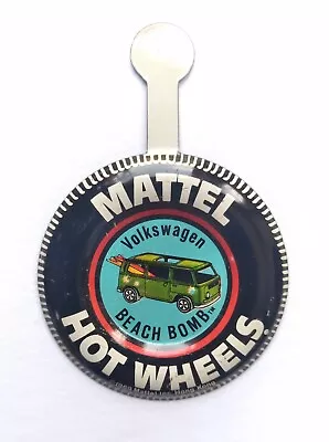 Vintage 1969 Hot Wheels Redline Volkswagen Beach Bomb Button Pin Badge HK Unbent • $24.99