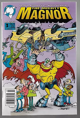 The Mighty Magnor #3 Malibu Comics 1993  VF+ • $1.60