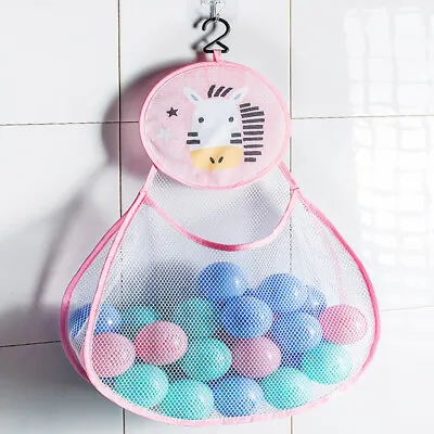 £7.19 • Buy Kids Baby Bath Toy Mesh Bag Organiser Net Storage Bag Hanging Hook Bathroom Bag