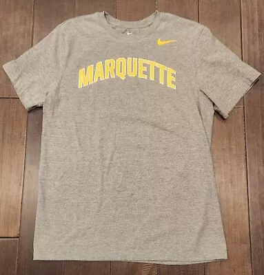 Nike Marquette Golden Eagles Gray T-Shirt Men's Medium • $9