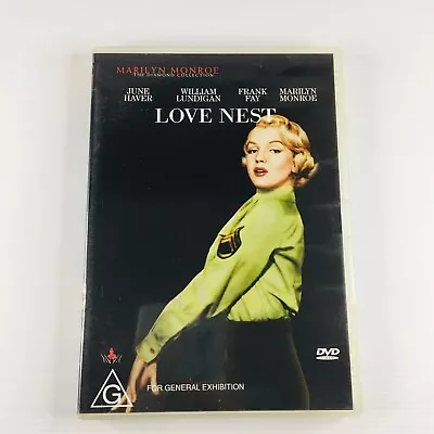 Love Nest (DVD 2005) Good Cond Marilyn Monroe Comedy Region 4 Free Postage • $9.50