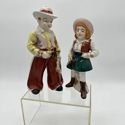 Antique Occupied Japan Cowboy And Cowgirl • $35