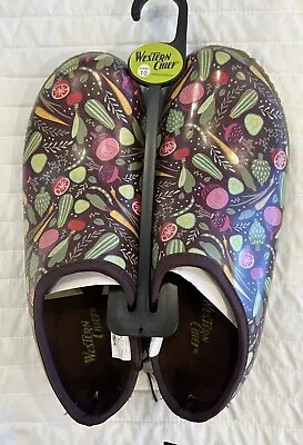 Western Chief Women's Garden Slip-on Clogs-sz 10-waterproof-moisture Absorbent • $32