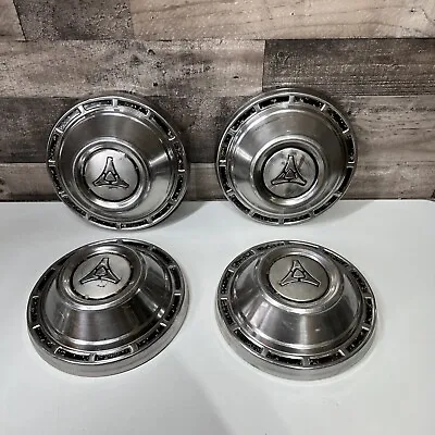 (4) 1966-1969 Dodge Coronet Charger Dog Dish Wheel Center Caps Mopar 10  OEM Set • $249.99