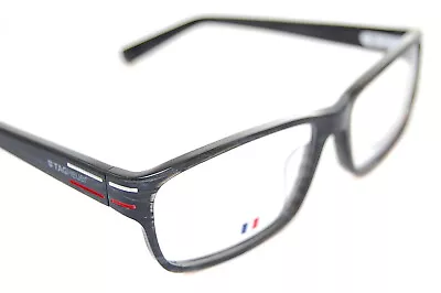 TAG HEUER PHANTOM TH0535 003 58mm Men Large Square Eyeglasses Frame CARBON BLACK • $262.19