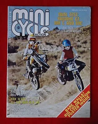 Mini Cycle Magazine Vintage Motocross Fox Racing Honda Supercross Mx Dirtbike • $39