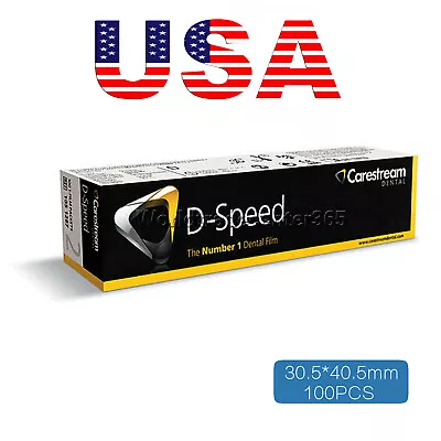 USA Dental Kodak Intraoral D-Speed 100 X-ray Films Carestream Adult Size 2 DF-58 • $29.99