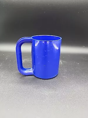 Heller Massimo Vignelli Blue MaxMug 16 Oz Mug Melamine 4  MCM Stackable • $8.92