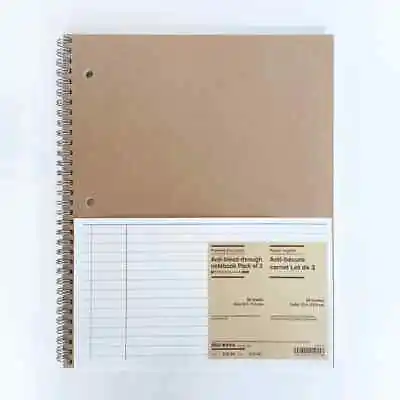 MUJI 3-Pack Planting Tree Paper Notebook • $12