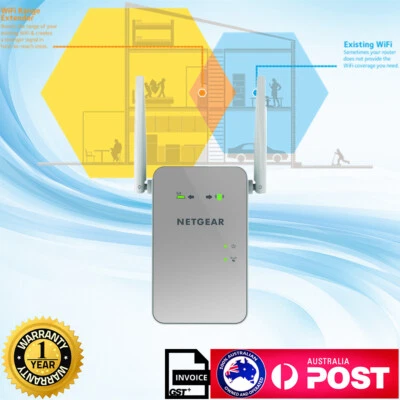 $40 • Buy Netgear EX6150 AC1200 Dual Band Wireless Gigabit WiFi Extender Booster