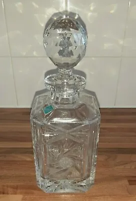 Vintage Bohemia Glass Crystal Decanter From Czech Republic - 24% Lead Crystal • £25.99