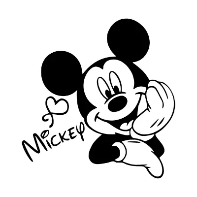 Disney Mickey Mouse Permanent Sticker Decal Oracal 651 3.65  CHOOSE COLOR • $4